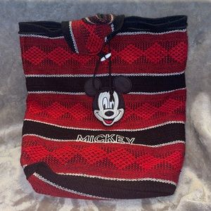 Disney backpack, Mickey Mouse, Hand Made From Mexico With Embroidery